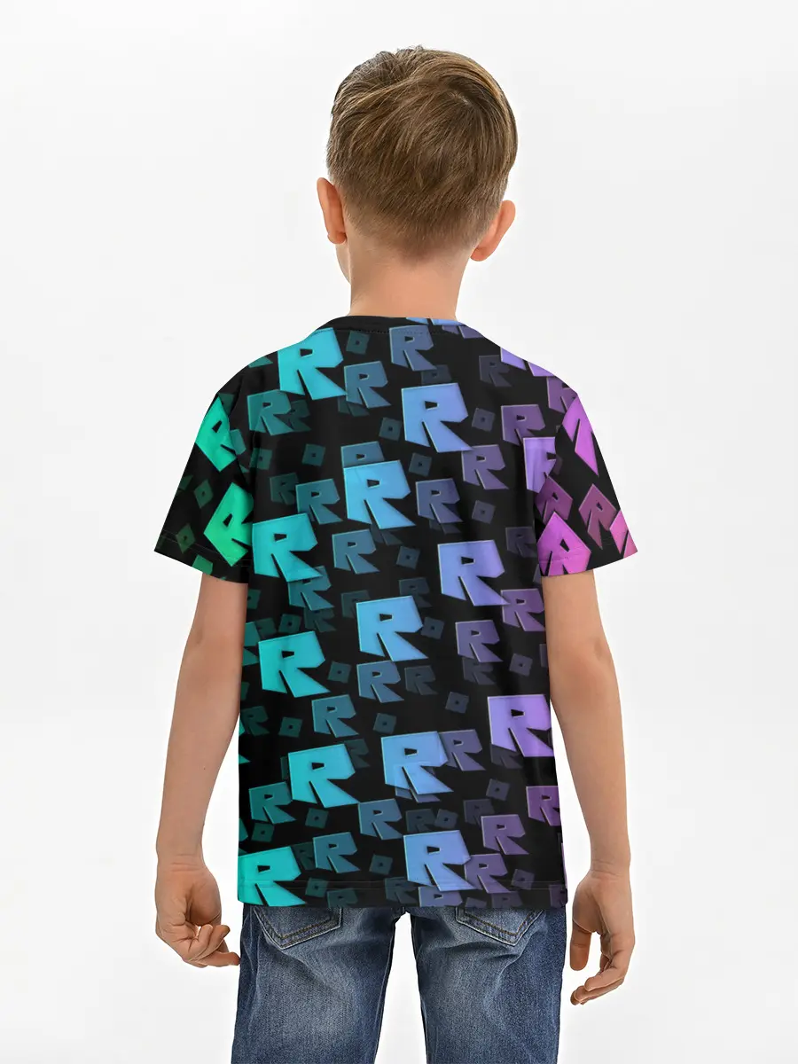 Детская базовая футболка / Roblox