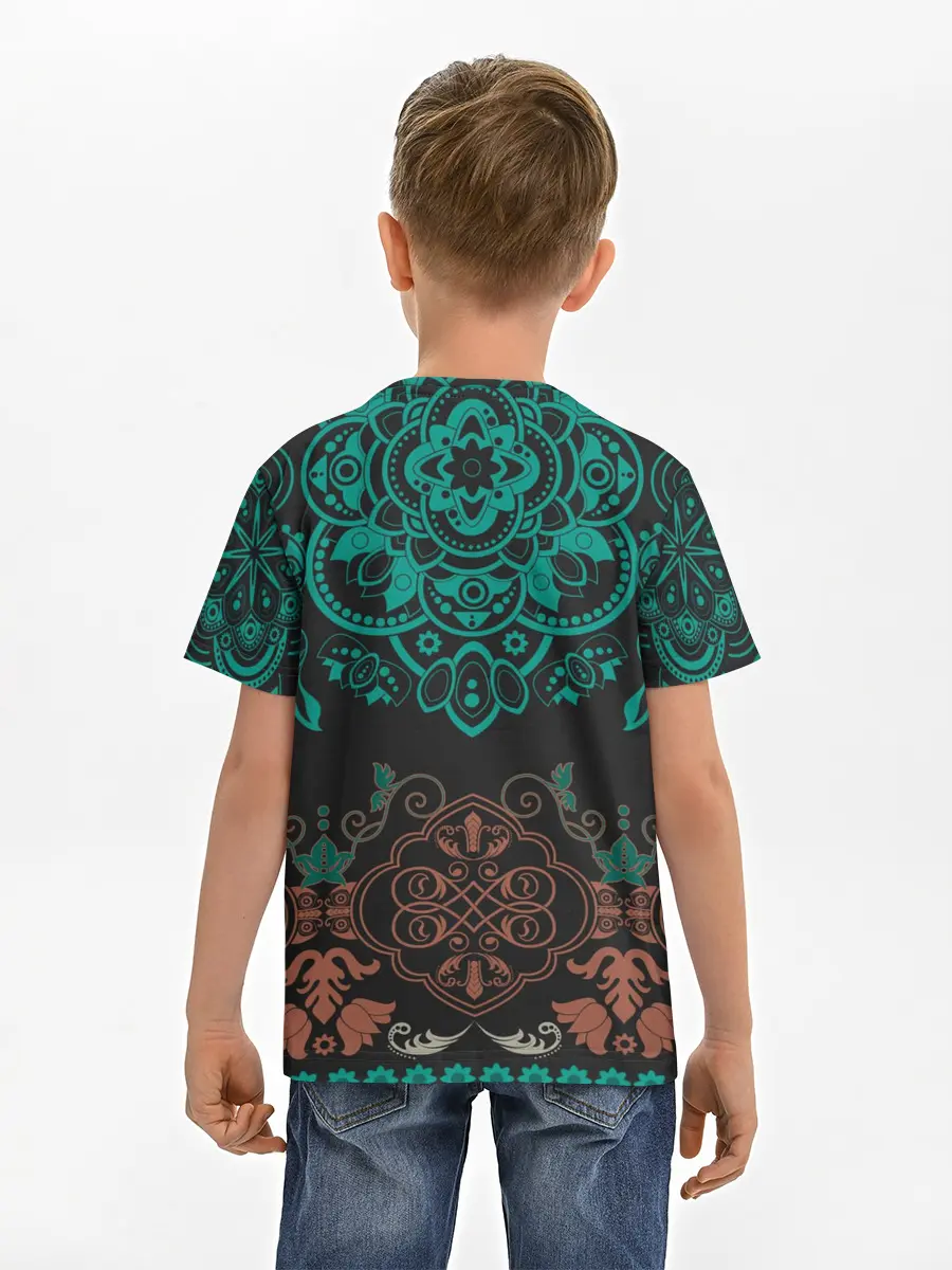 Детская базовая футболка / кружево