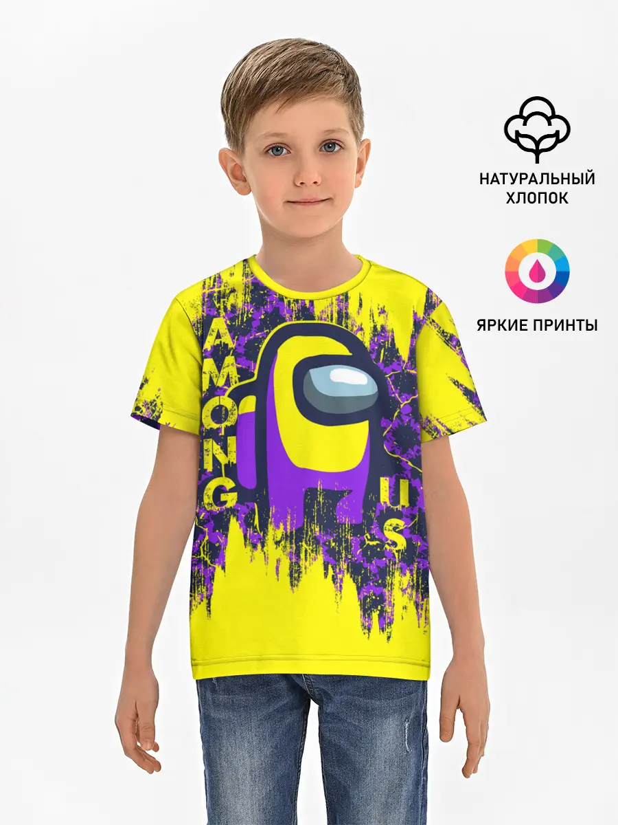 Детская базовая футболка / AMONG US