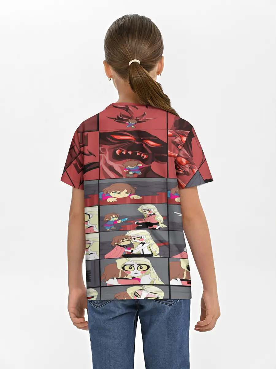 Детская базовая футболка / Отель Хазбин