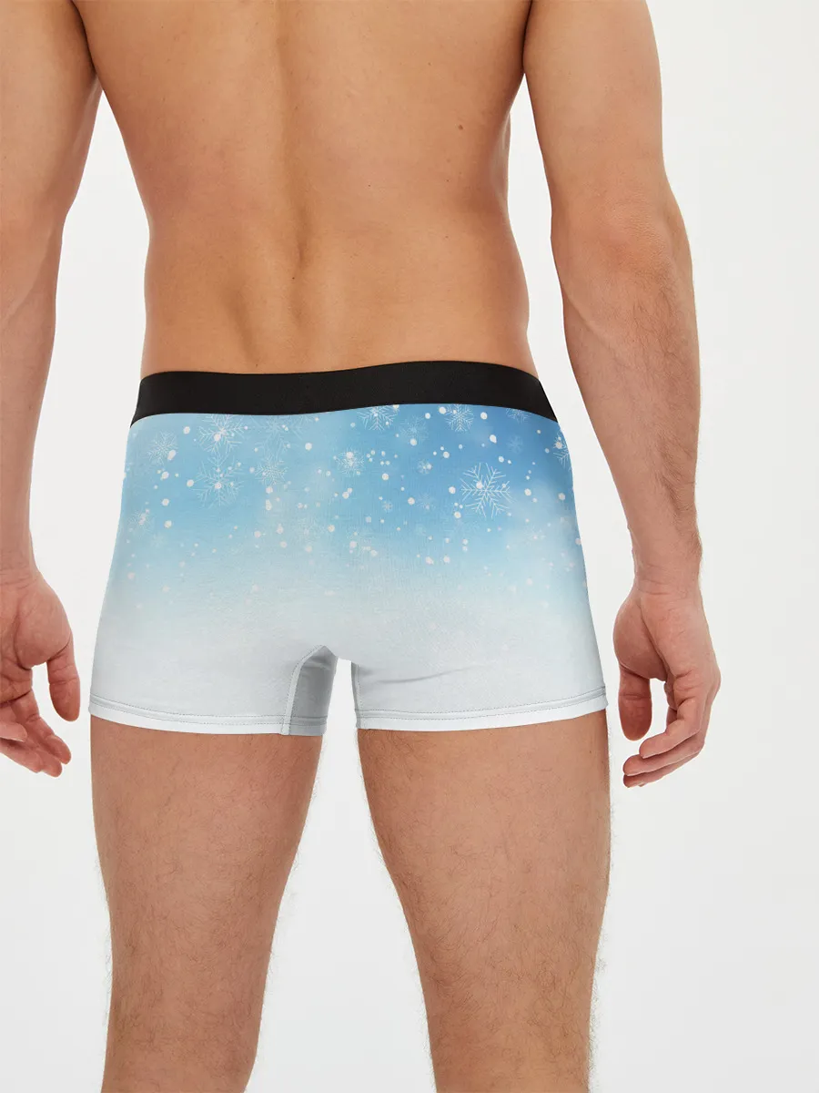 Мужские трусы боксеры / Новогодний Корги / New Years Corgi