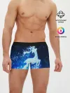 Мужские трусы боксеры / Новогодний олень