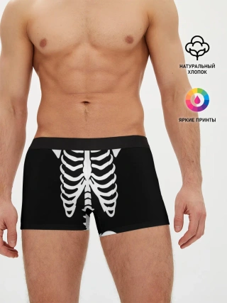 Мужские трусы боксеры / Скелет