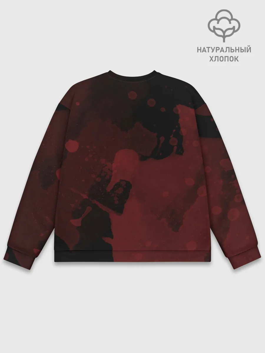 Мужской свитшот базовый / Зомби клоун