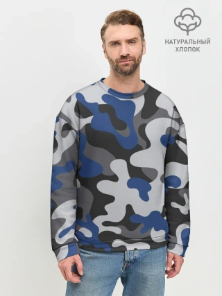 Мужской свитшот базовый / Камуфляж