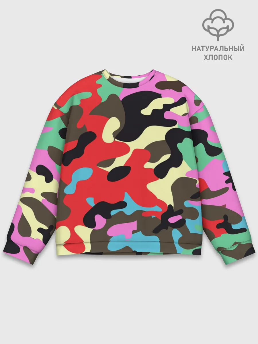 Мужской свитшот базовый / Камуфляж