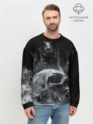 Мужской свитшот базовый / Skull