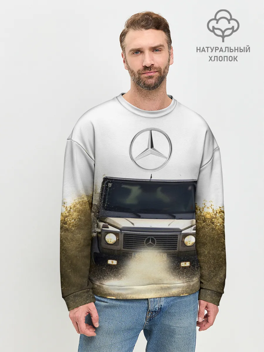 Мужской свитшот базовый / Mercedes