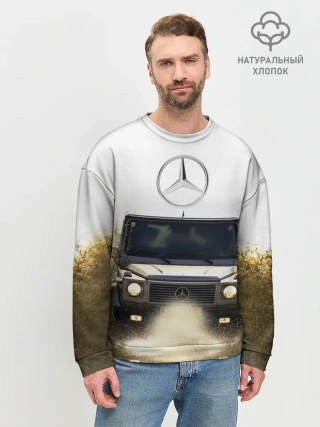 Мужской свитшот базовый / Mercedes