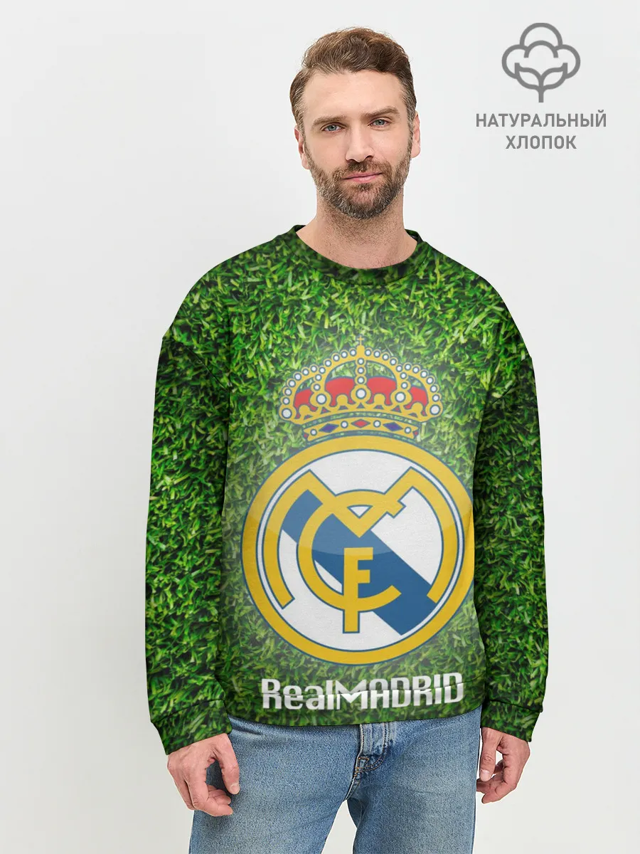 Мужской свитшот базовый / Real Madrid