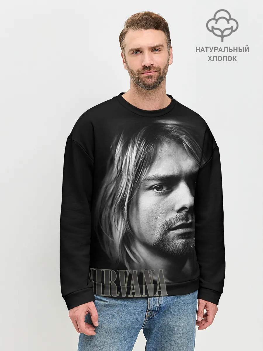 Мужской свитшот базовый / Nirvana