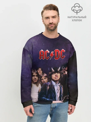 Мужской свитшот базовый / AC/DC