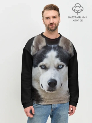 Мужской свитшот базовый / Хаски