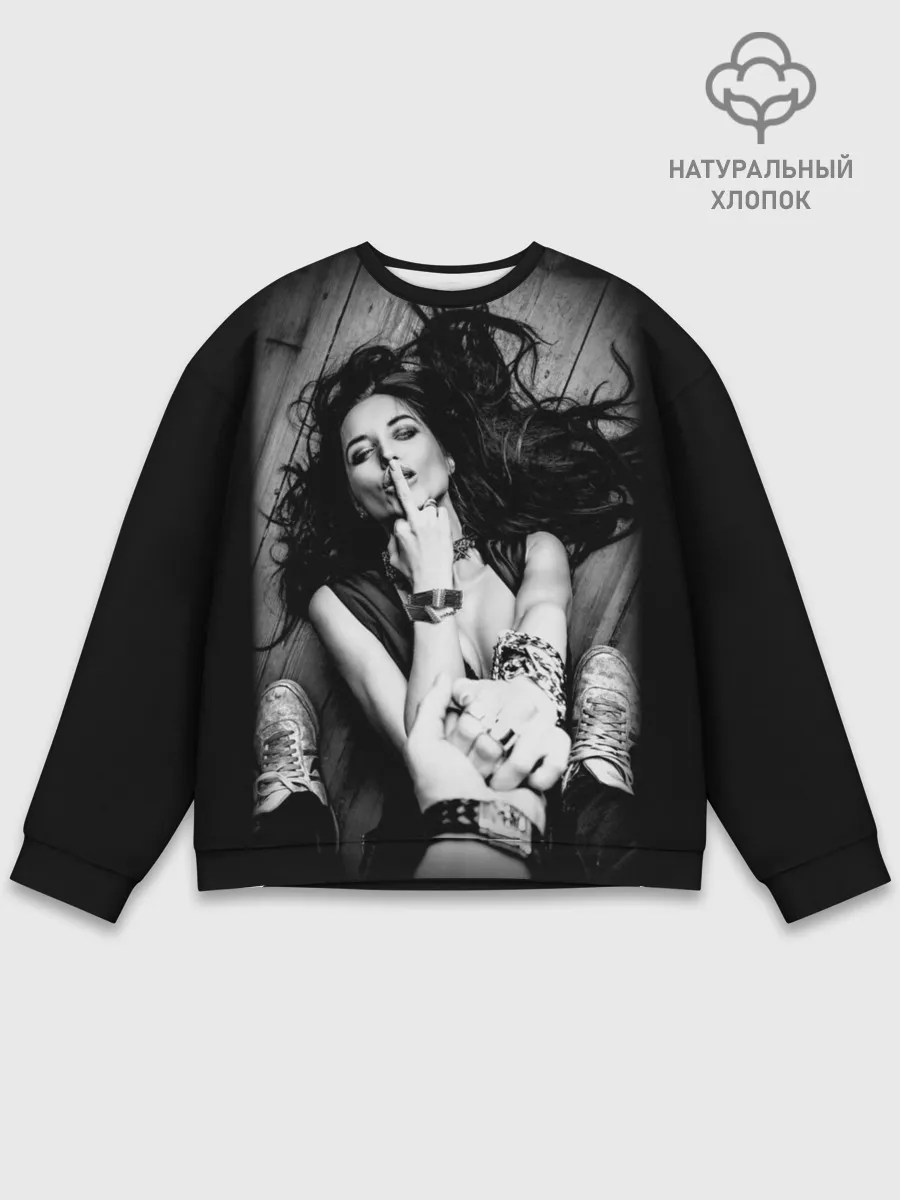 Мужской свитшот базовый / Девушка