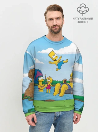 Мужской свитшот базовый / The simpsons