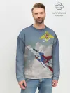 Мужской свитшот базовый / Самолёт