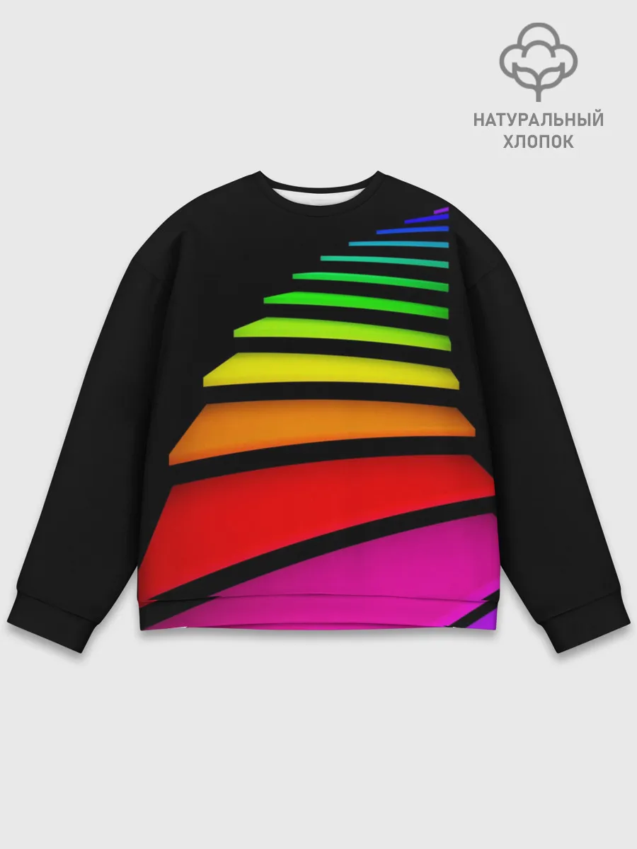 Мужской свитшот базовый / Лестница