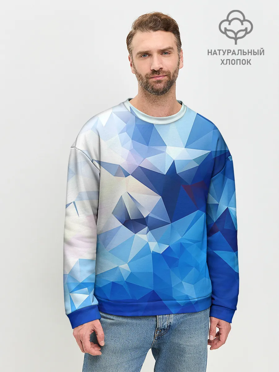 Мужской свитшот базовый / Абстракция