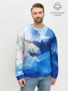 Мужской свитшот базовый / Абстракция