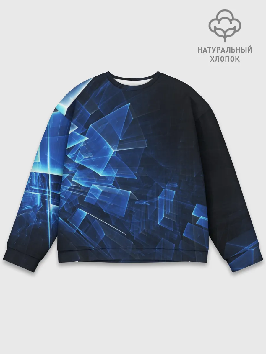 Мужской свитшот базовый / Светящиеся фигуры