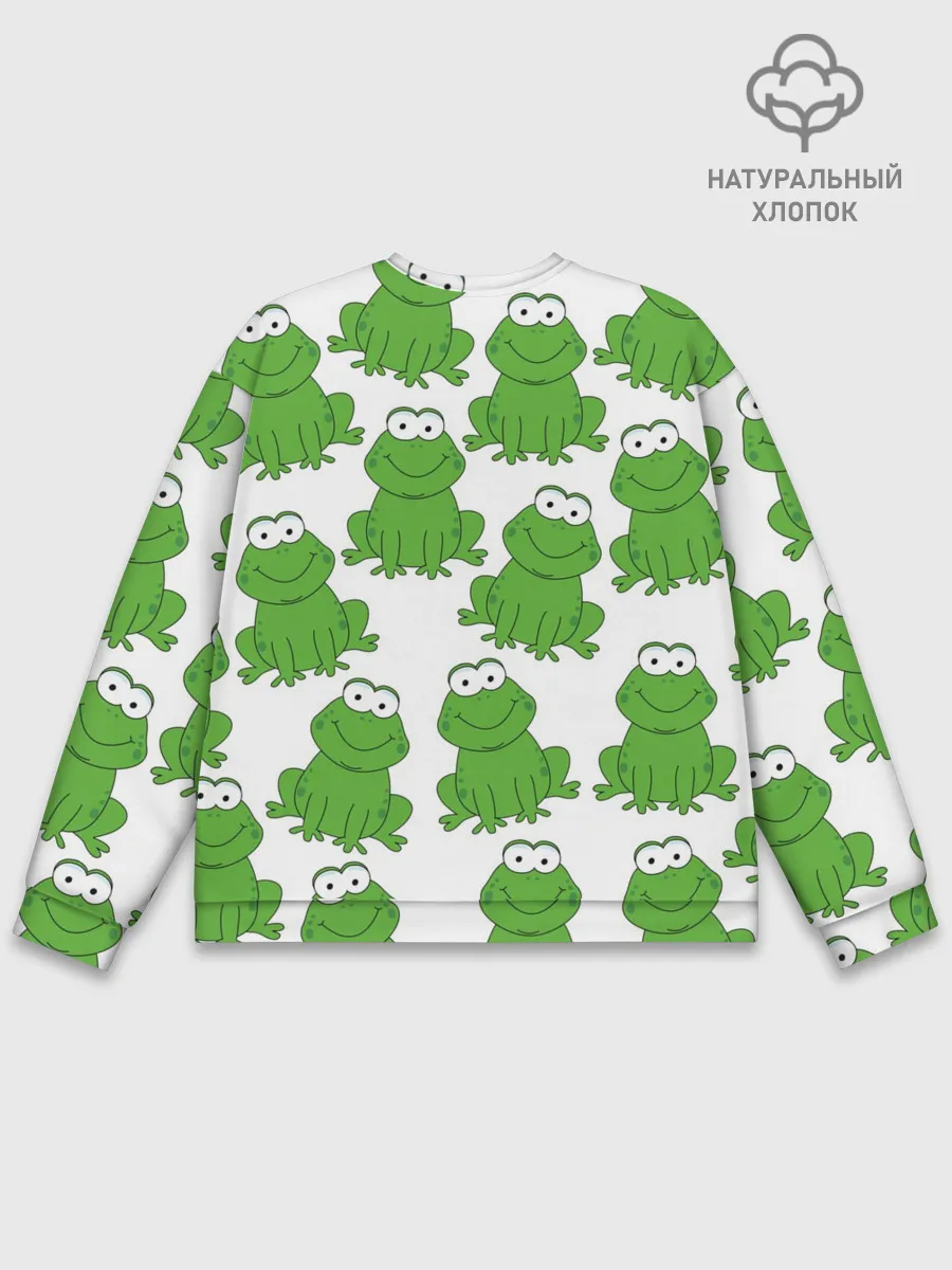 Мужской свитшот базовый / Лягушки