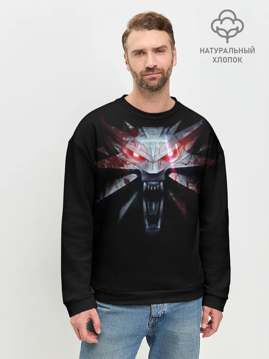 Мужской свитшот базовый / Медальон