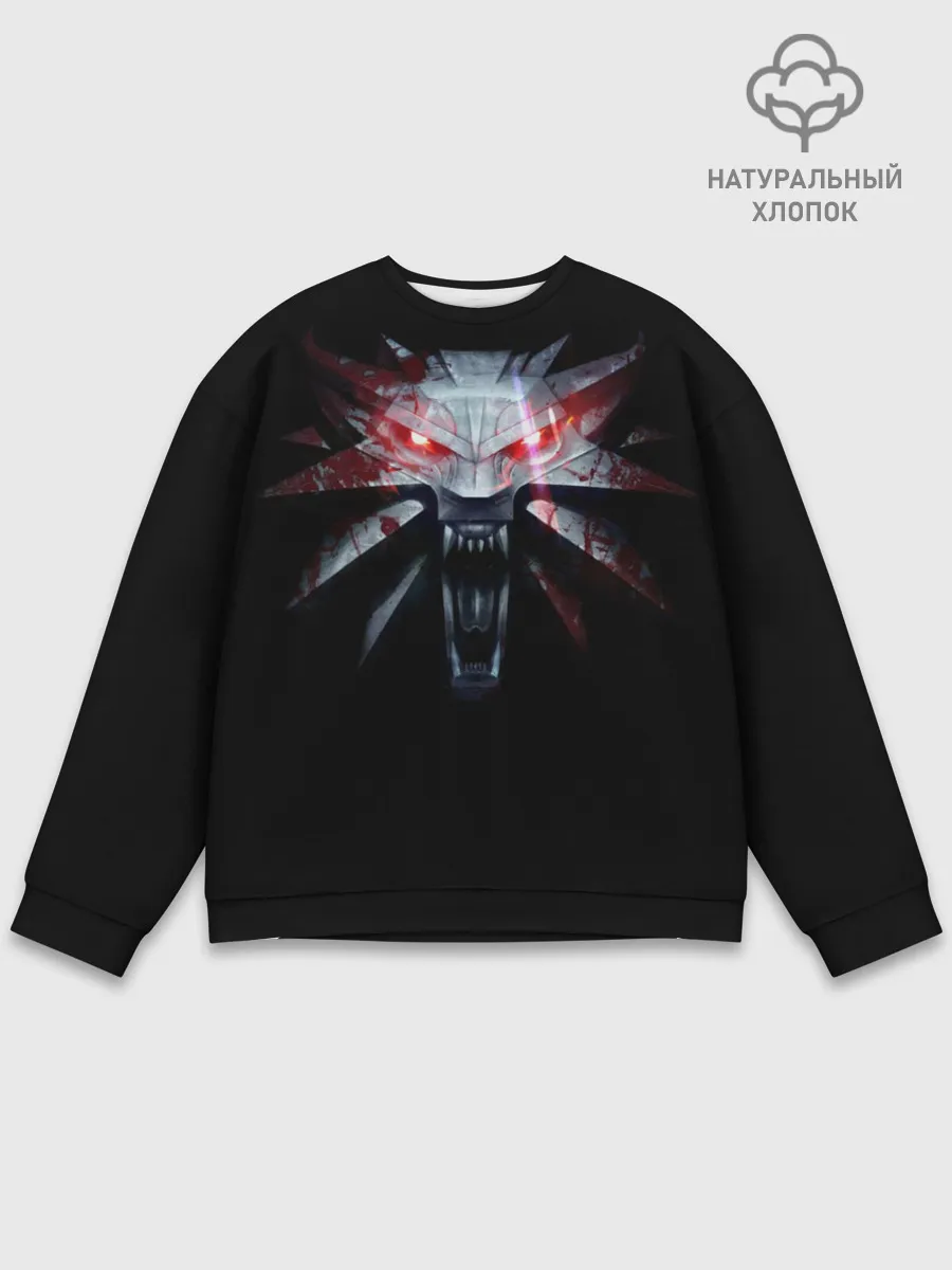 Мужской свитшот базовый / Медальон