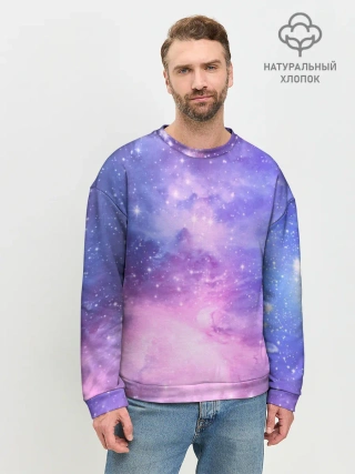 Мужской свитшот базовый / Галактика