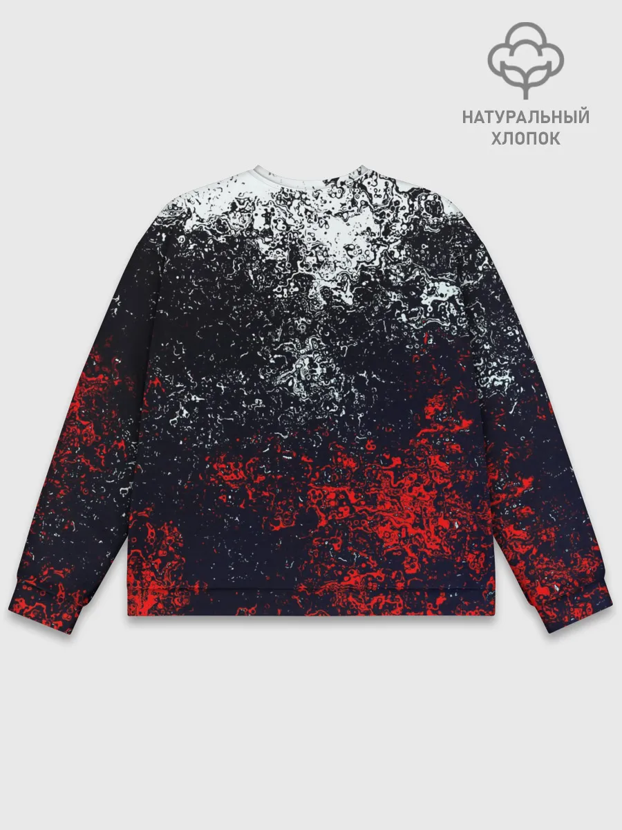 Мужской свитшот базовый / Брызги красок