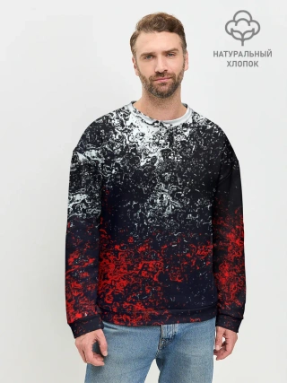 Мужской свитшот базовый / Брызги красок