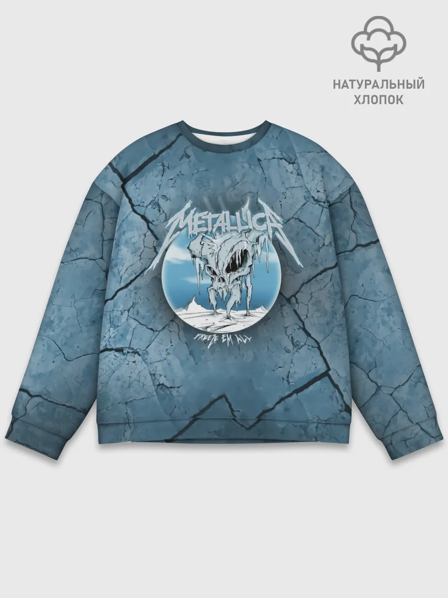 Мужской свитшот базовый / Metallica, freeze em all
