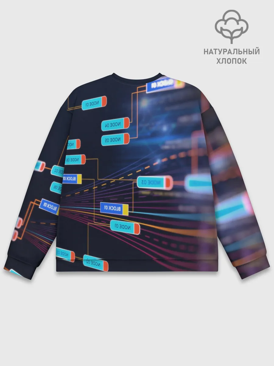 Мужской свитшот базовый / Watch Dogs