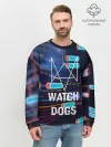 Мужской свитшот базовый / Watch Dogs