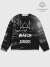 Мужской свитшот базовый / Wath dogs 2 Хакер