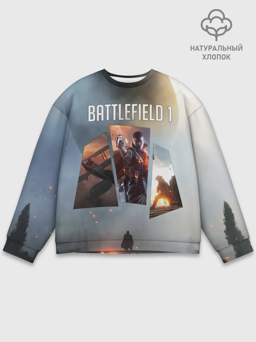 Мужской свитшот базовый / Battlefield 1