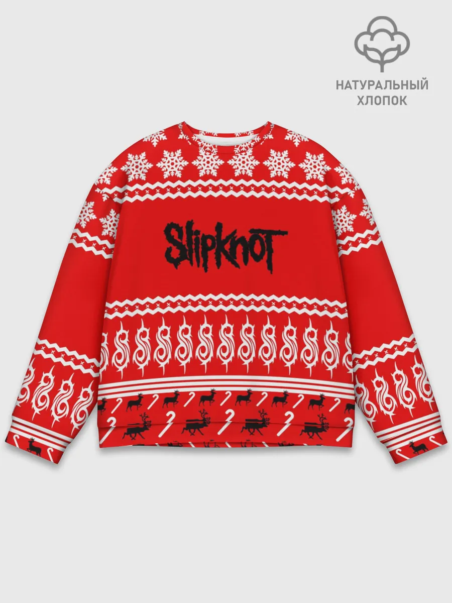 Мужской свитшот базовый / Праздничный Slipknot