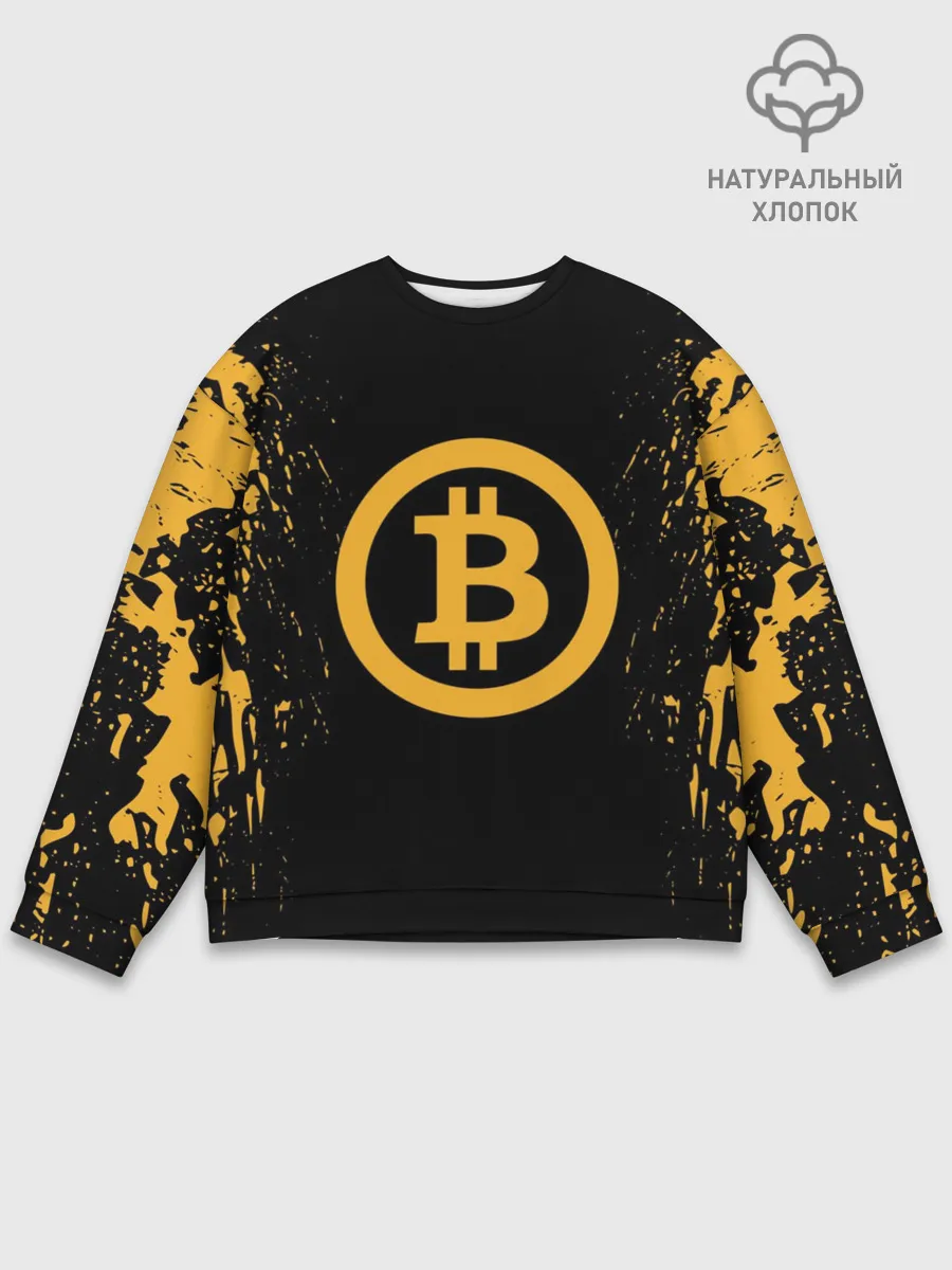 Мужской свитшот базовый / БИТКОИН | BITCOIN