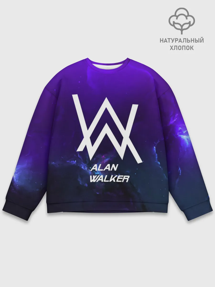 Мужской свитшот базовый / Alan Walker SPACE COLLECTION