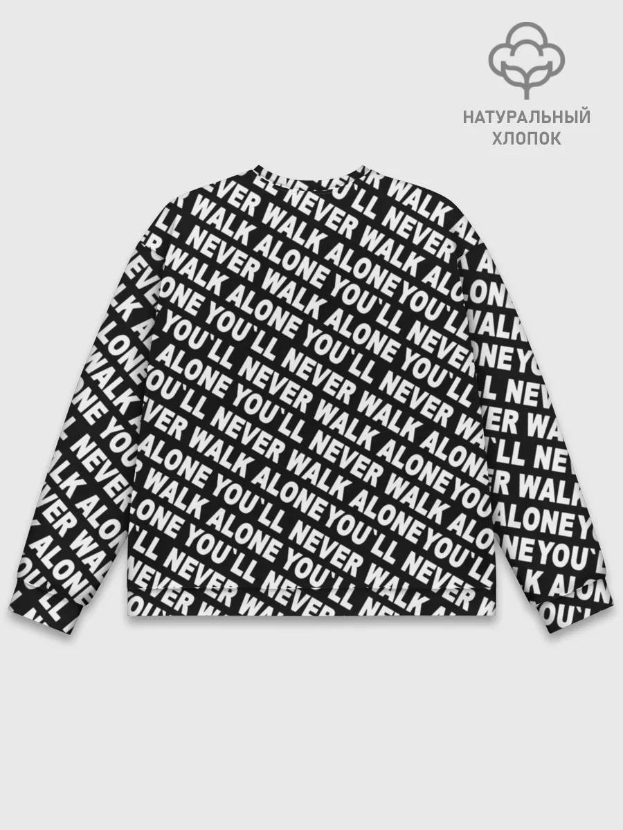 Мужской свитшот базовый / YNWA ЧБ