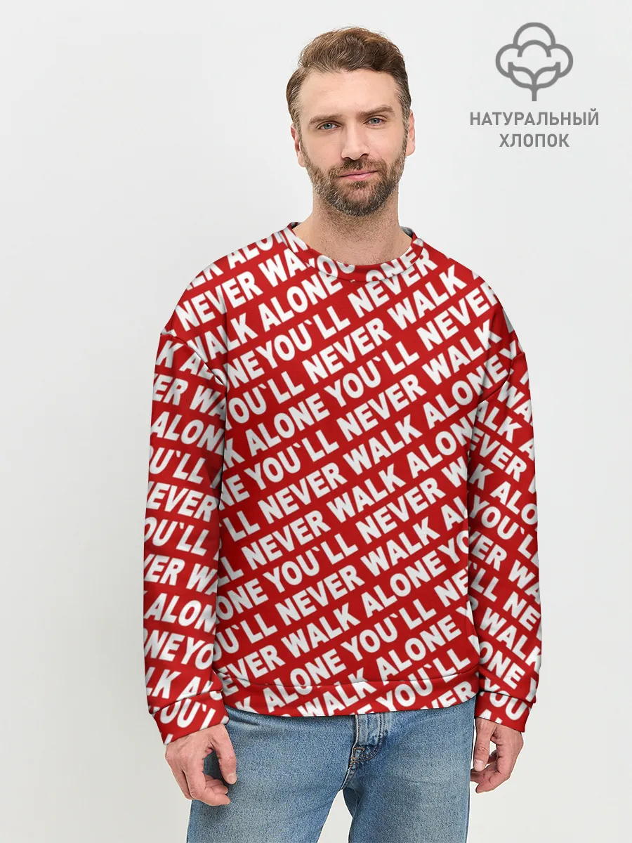 Мужской свитшот базовый / YNWA красный