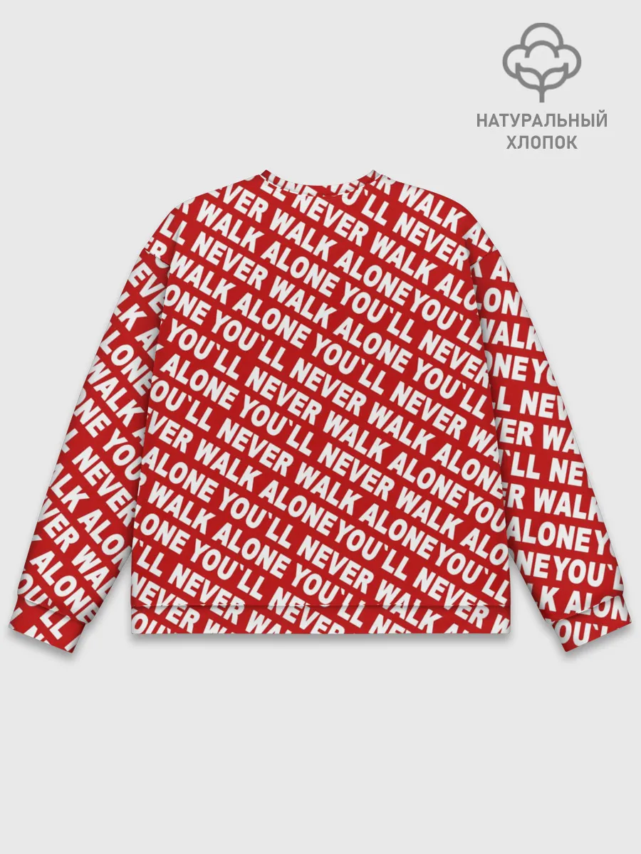 Мужской свитшот базовый / YNWA красный