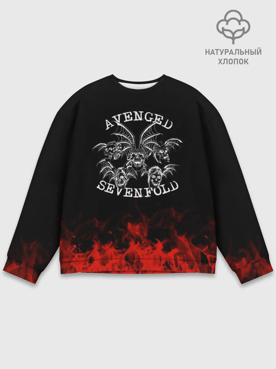 Мужской свитшот базовый / Avenged Sevenfold