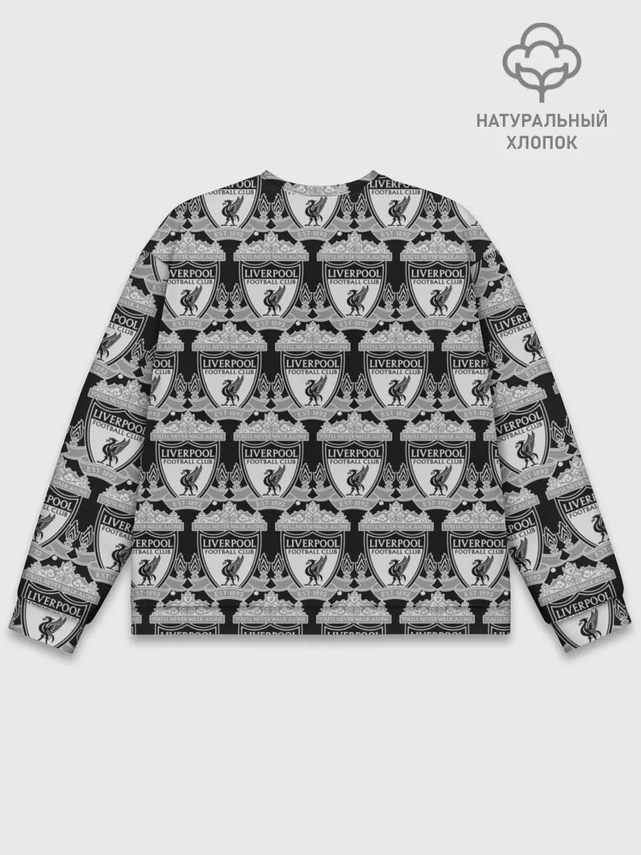 Мужской свитшот базовый / Liverpool Black&White