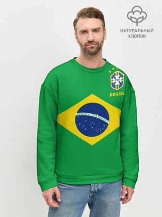 Мужской свитшот базовый / Бразилия, форма