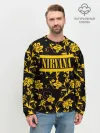 Мужской свитшот базовый / Nirvana узоры