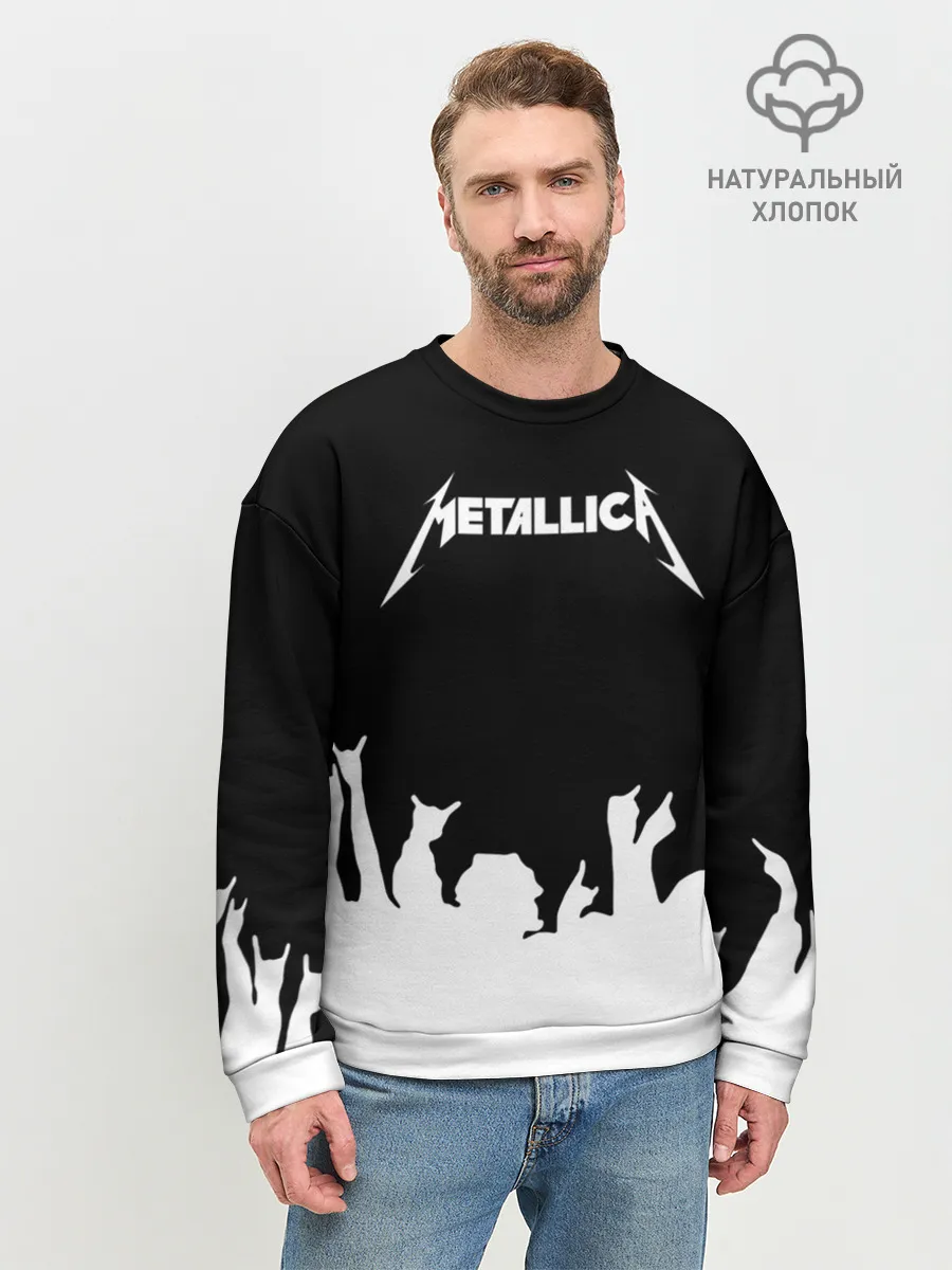Мужской свитшот базовый / Metallica