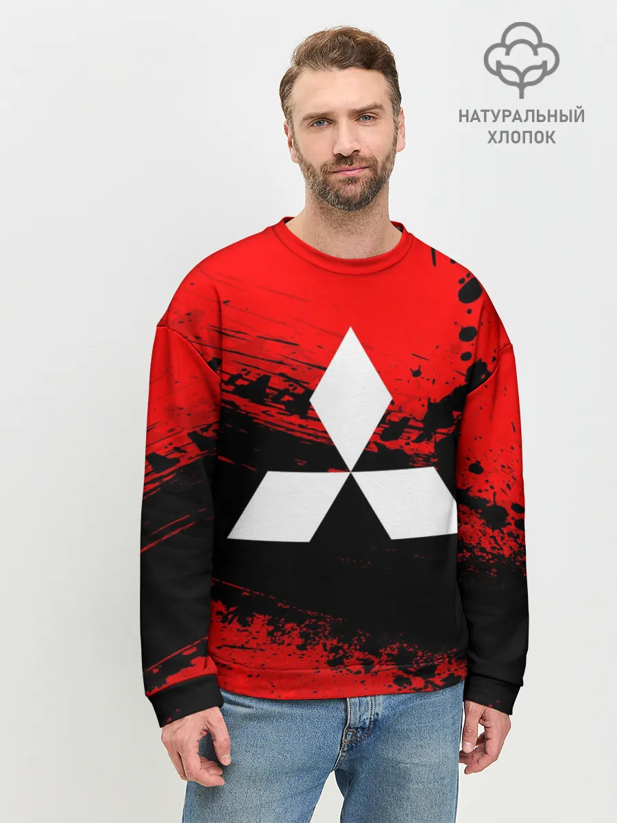 Мужской свитшот базовый / Mitsubishi sport