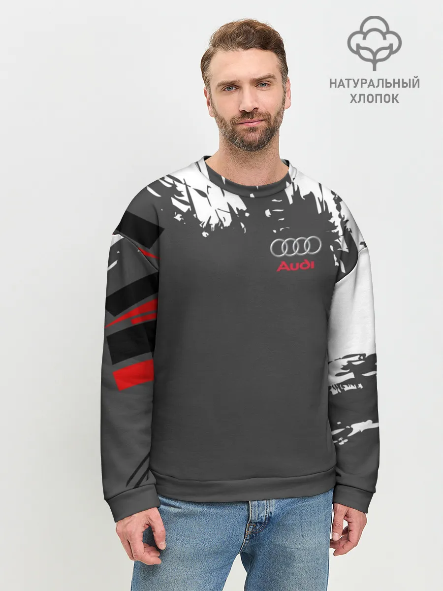 Мужской свитшот базовый / AUDI | АУДИ