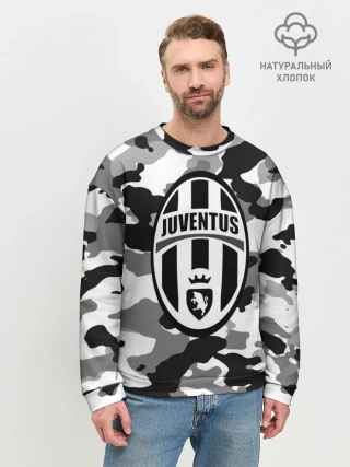 Мужской свитшот базовый / FC Juventus Camouflage