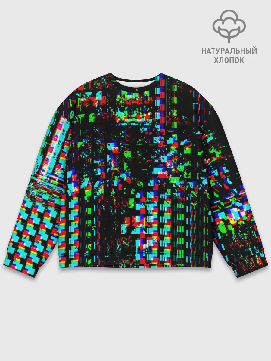 Мужской свитшот базовый / Optical abstract